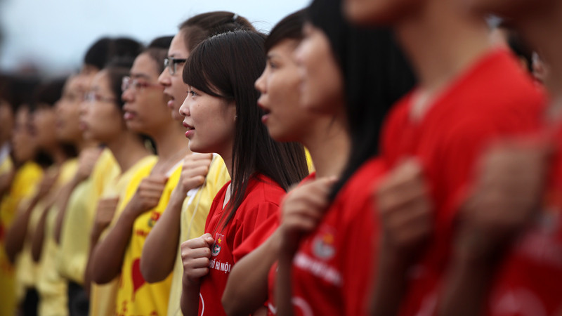 chào cờ, hát quốc ca chào cờ, hát quốc ca