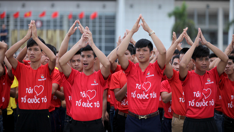chào cờ, hát quốc ca chào cờ, hát quốc ca