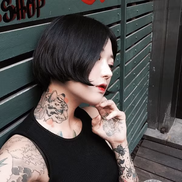 Vẻ đẹp ngọt ngào như nữ sinh của nữ nghệ nhân xăm mình Hàn Quốc ảnh 11