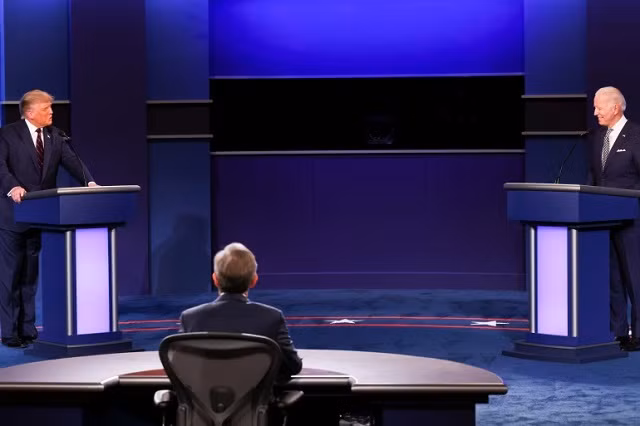 TT Trump và đối thủ Joe Biden trong cuộc đua vào Nhà trắng.
