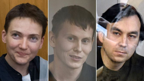 Nadiya Savchenko, Alexander Alexandrov and Yevgeny Yerofeyev are all serving prison time