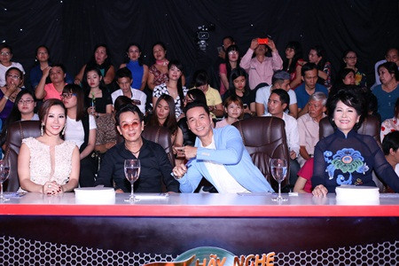 Hoa hậu Thu Hoài hội ngộ ca sĩ Nguyễn Hưng trên ghế giám khảo - Ảnh 5