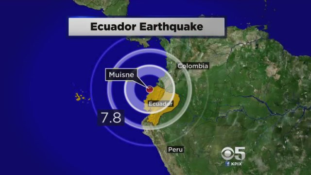 Động đất tại Ecuador: Gần 250 người chết, nhiều người vẫn mắc kẹt ảnh 1 Trận động đất mạnh 7,8 độ richter xảy ra ở tây bắc Ecuador vào tối thứ Bảy giờ địa phương. Đây là trận động đất mạnh nhất tại Ecuador trong nhiều thập niên qua.