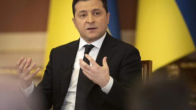 Tổng thống Ukraine Vladimir Zelensky.