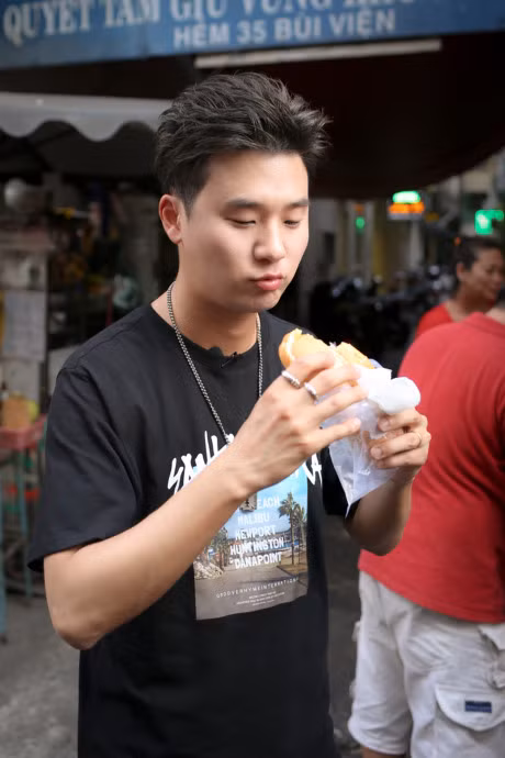 Hari Won thi do banh xeo cung rapper Han Quoc Basick - Anh 3