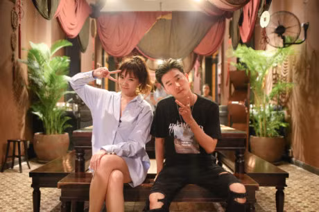 Hari Won thi do banh xeo cung rapper Han Quoc Basick - Anh 7