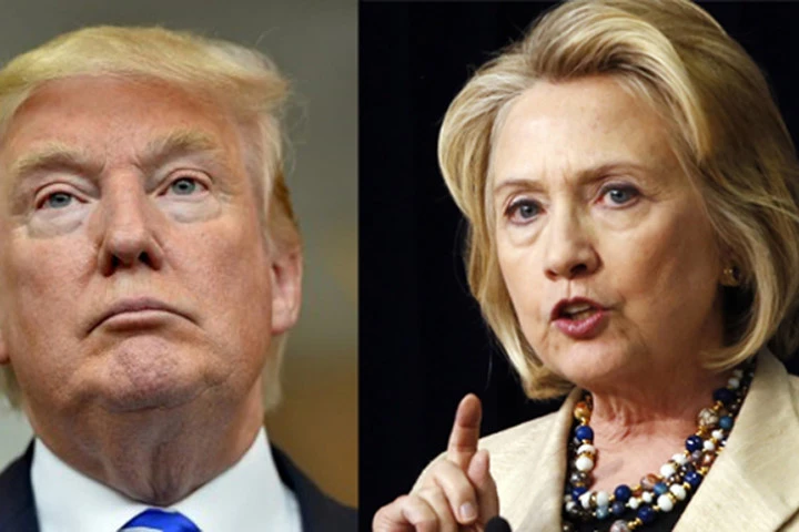 Ông Trump, bà Clinton "đấu khẩu" trực tiếp ngày 26/9