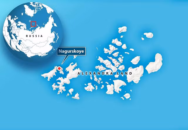 Căn cứ nằm giữa lục địa Nga và Bắc Cực