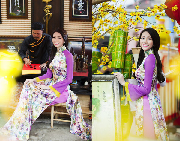 Đặng Thu Thảo đẹp mê hồn với áo dài đón xuân sang ảnh 11 Đặng Thu Thảo đẹp mê hồn với áo dài đón xuân sang