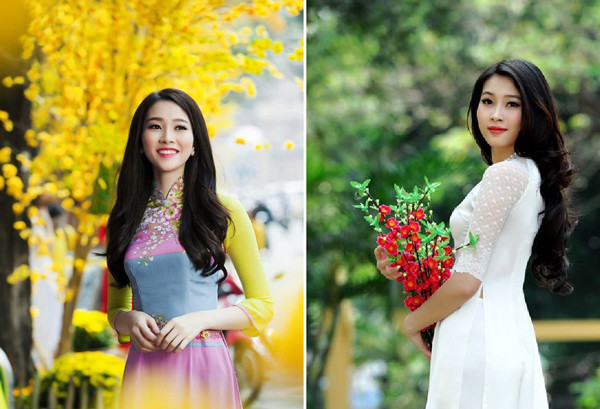 Đặng Thu Thảo đẹp mê hồn với áo dài đón xuân sang ảnh 8 Đặng Thu Thảo đẹp mê hồn với áo dài đón xuân sang