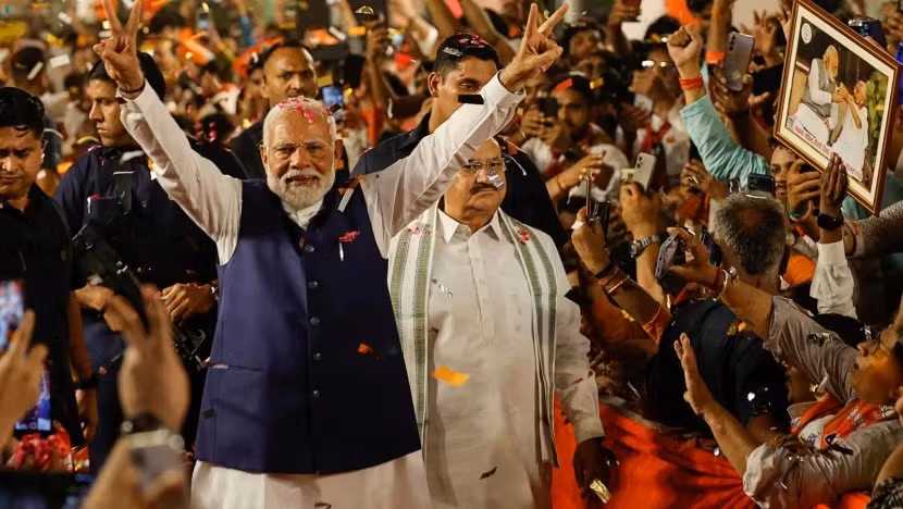 Thủ tướng Modi mừng chiến thắng tổng tuyển cử.