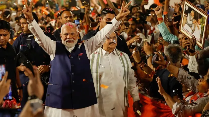 Thủ tướng Modi mừng chiến thắng tổng tuyển cử.