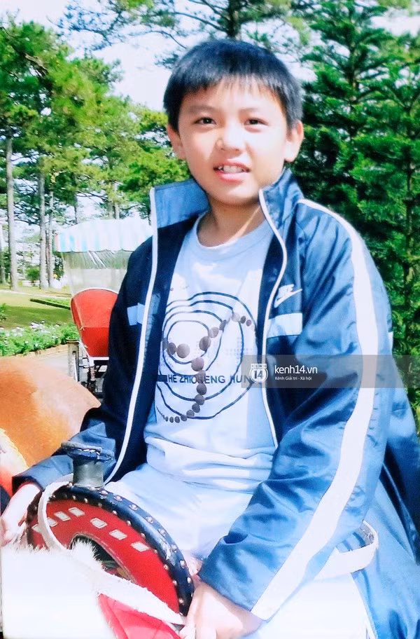 Hoàng Nam trong một lần đi chơi cùng gia đình ở Đà Lạt.