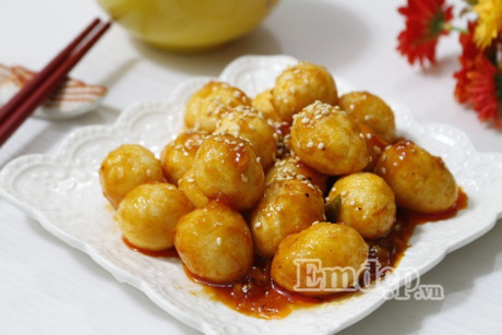10 phút làm trứng cút sốt chua ngọt đơn giản, ngon cơm - Ảnh 9 10 phut lam trung cut sot chua ngot don gian, ngon com - Anh 9