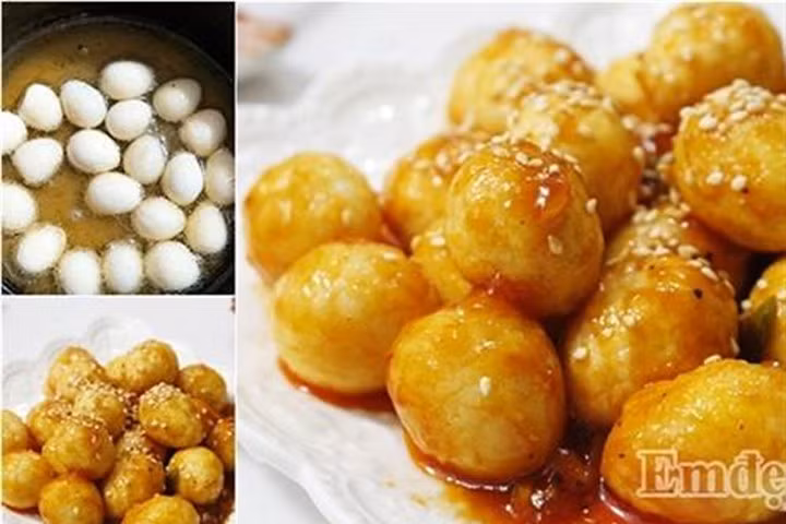 10 phút làm trứng cút sốt chua ngọt đơn giản, ngon cơm