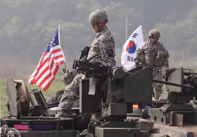Một cuộc tập trận chung giữa Mỹ và Hàn Quốc.