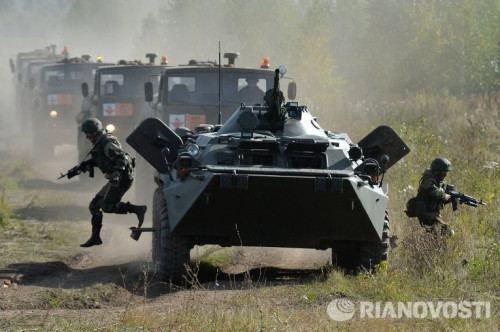 Cận cảnh xe chiến đấu của bộ đội Nga bị lật ngửa trong tập trận - Ảnh 5 Cận cảnh xe chiến đấu của bộ đội Nga bị lật ngửa trong tập trận - Ảnh 5