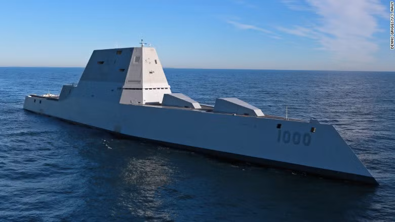 Tàu khu trục USS Zumwalt của Hải quân Mỹ (Ảnh: US Navy)