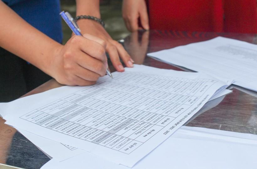 Danh sách thí sinh được lập với đầy đủ thông tin liên lạc với thí sinh và phụ huynh. Danh sách thí sinh được lập với đầy đủ thông tin liên lạc với thí sinh và phụ huynh.