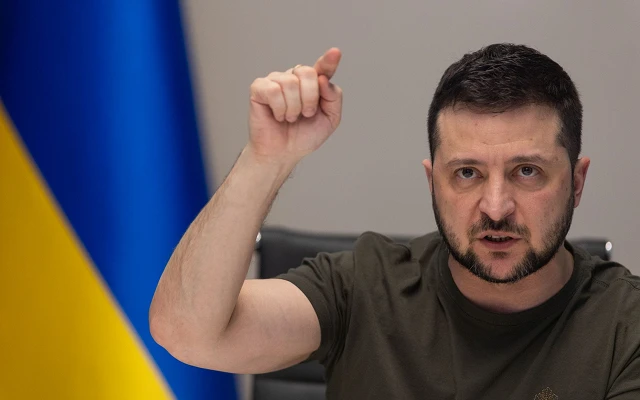 Tổng thống Ukraine Zelensky.