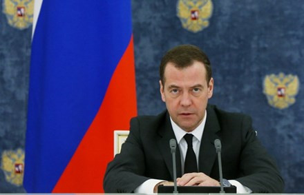 Nga cảnh báo chiến tranh toàn diện ở Syria ảnh 1 Thủ tướng Nga Dmitry Medvedev cảnh báo chiến tranh toàn diện ở Syria. Ảnh: Tass