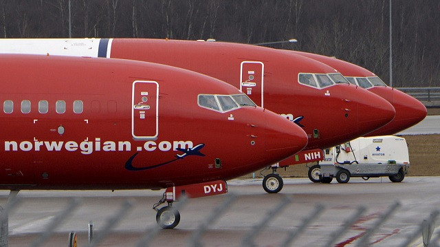 Máy bay của Hãng hàng không Norwegian Airlines tại Stockholm