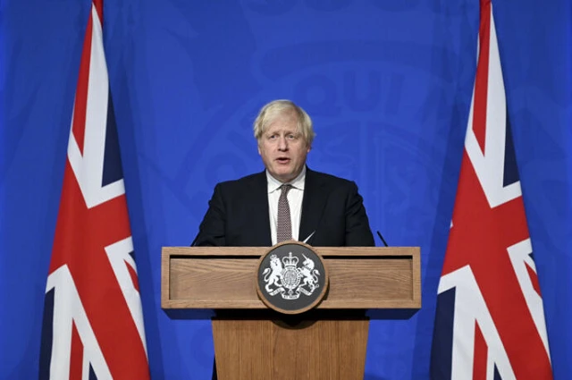 Thủ tướng Anh Boris Johnson.