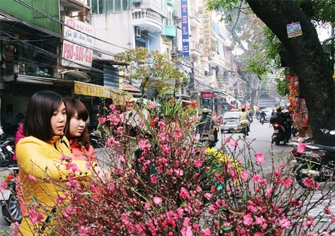 Tết về rộn ràng trên khắp phố phường Hà Nội ảnh 2 Tết về rộn ràng trên khắp phố phường Hà Nội