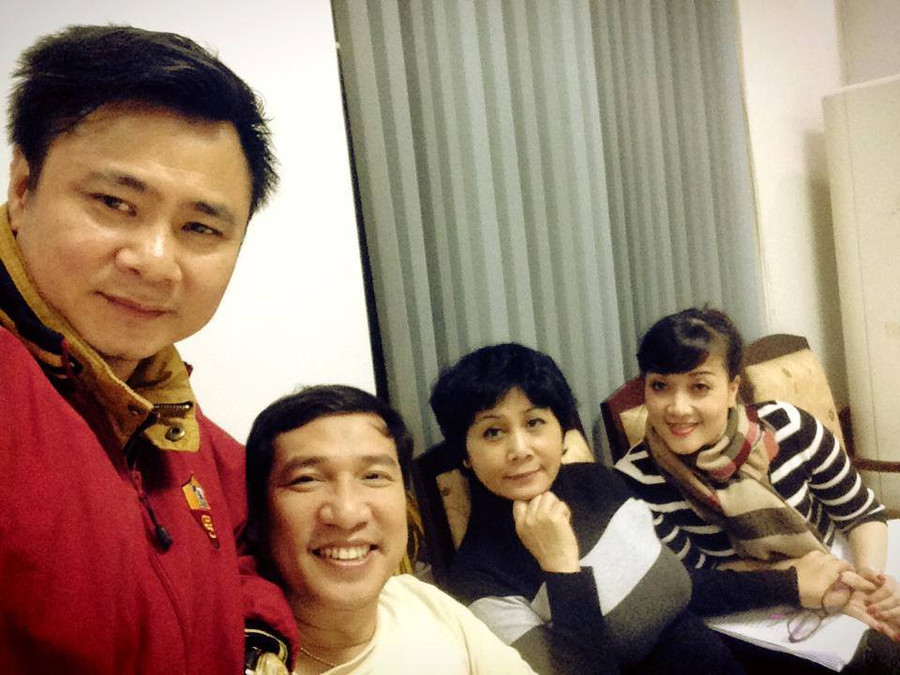 Táo quân 2015: Xuân Bắc, Tự Long miệt mài tập luyện tới 2h sáng