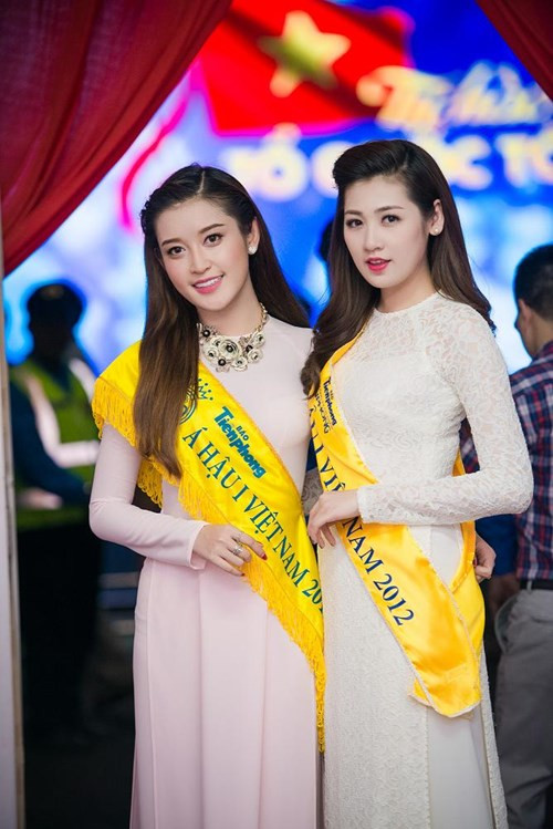 Kỳ Duyên, Huyền My xinh đẹp trong tà áo dài trắng - ảnh 7