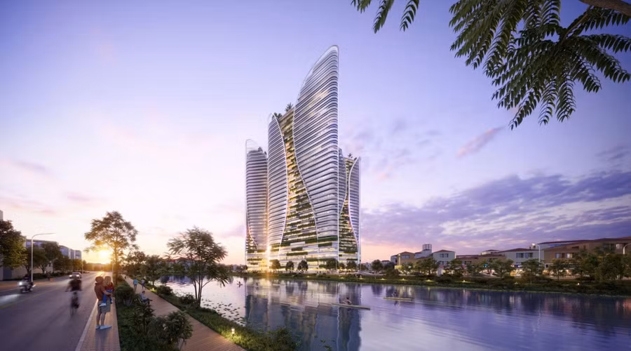 Thiết kế mềm mại lấy cảm hứng từ dòng chảy của những con sông