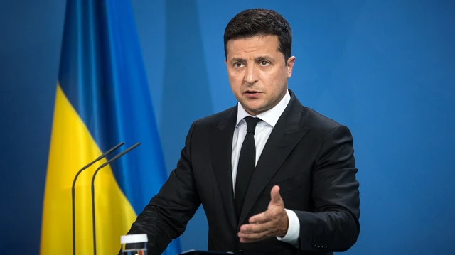 Tổng thống Ukraine Zelensky.