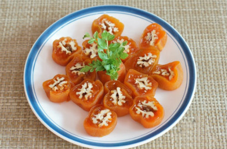 Mê mẩn các món ăn hấp dẫn chế biến từ hồng dẻo - Ảnh 3 Me man cac mon an hap dan che bien tu hong deo - Anh 3
