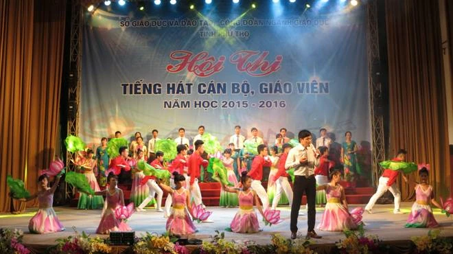 Một tiết mục đặc sắc tại Hội thi
