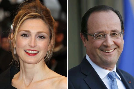 Tổng thống Hollande được cho là có quan hệ tình cảm với nữ diễn viên Julie Gayet.