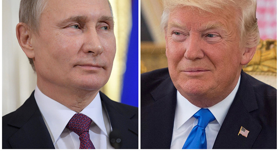 Tổng thống Nga Putin và Tổng thống Mỹ Trump