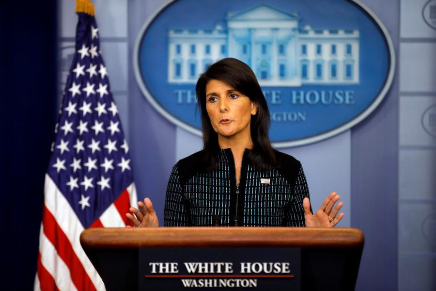 Đại sứ Mỹ tại Liên hợp quốc Nikki Haley