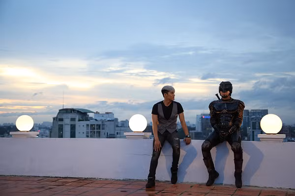 Một cảnh trong phim Siêu nhân X.