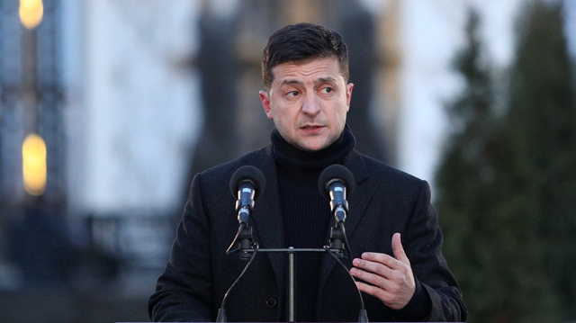 Tổng thống Ukraine Zelensky.