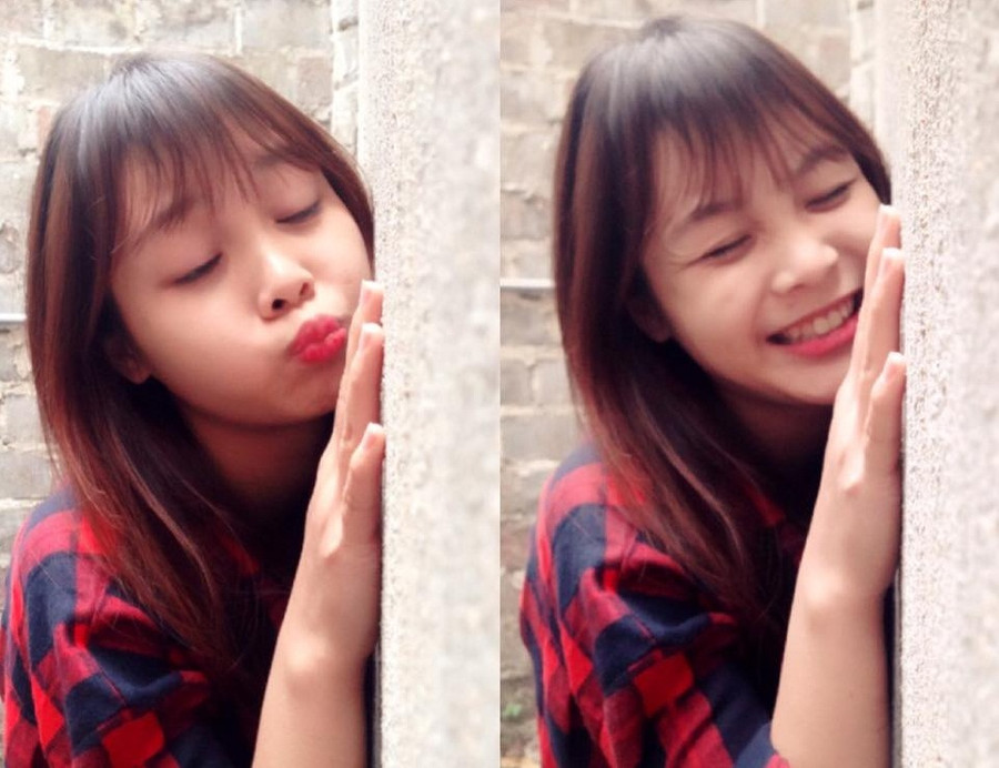 Hình ảnh giản dị của An Bom. Ảnh: NVCC