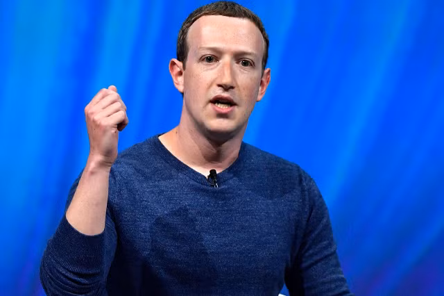 Giám đốc điều hành Mark Zuckerberg của Facebook.