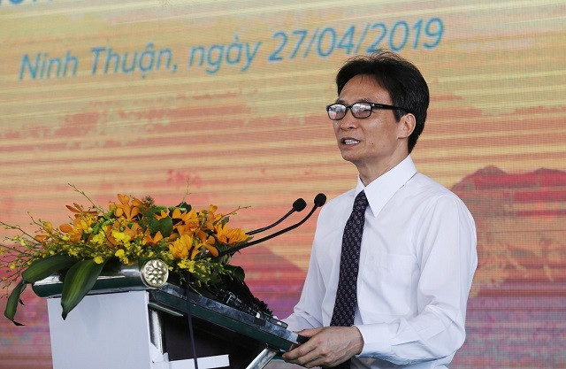 Phó thủ tướng Vũ Đức Đam phát biểu chỉ đạo tại sự kiện. Ảnh: Quỳnh Trần.