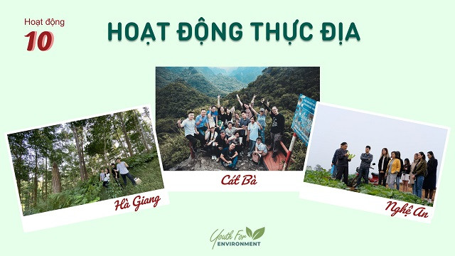 Để có thể đem đến góc nhìn khách quan nhất tới công chúng, dự án đã tổ chức nhiều chuyến thực địa cho các thành viên nòng cốt với những chuyên gia có chuyên môn, kinh nghiệm hướng dẫn từ tháng 9/2020 - tháng 1/2021. Để có thể đem đến góc nhìn khách quan nhất tới công chúng, dự án đã tổ chức nhiều chuyến thực địa cho các thành viên nòng cốt với những chuyên gia có chuyên môn, kinh nghiệm hướng dẫn từ tháng 9/2020 - tháng 1/2021.