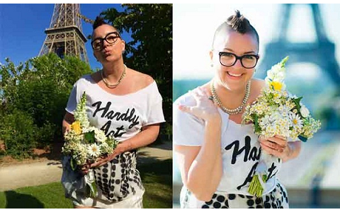 Cô Desiree Longabaughm, 42 tuổi, đã tự cưới chính mình.