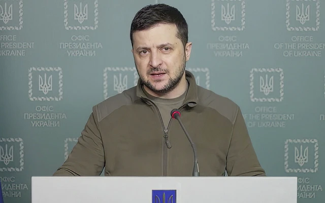 Tổng thống Ukraine Zelensky.