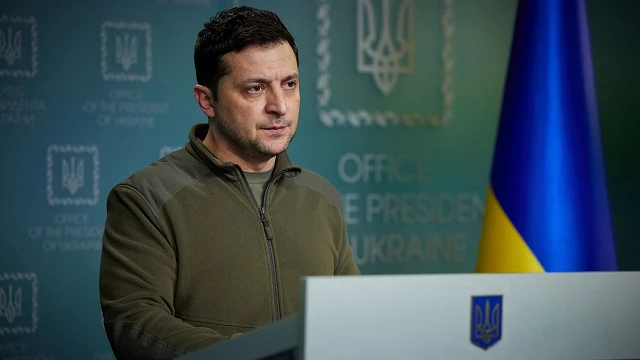 Tổng thống Ukraine Zelensky.