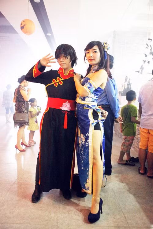 gioi tre ha noi hoa trang la mat trong le hoi ma quy hinh anh 12