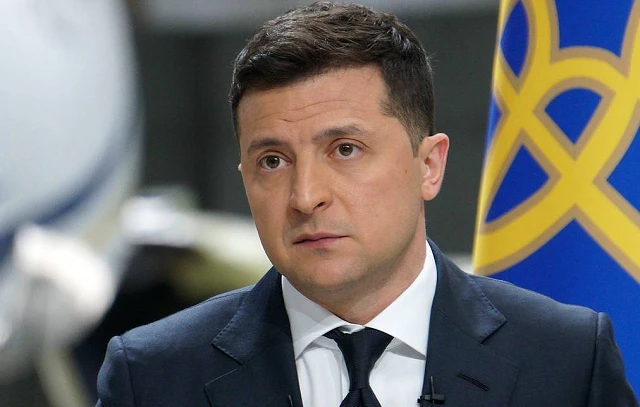 Tổng thống Ukraine Zelensky.