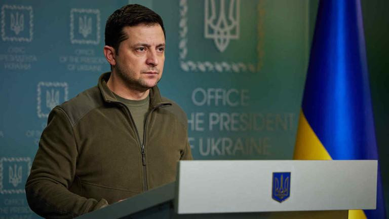 Tổng thống Ukraine Zelensky.