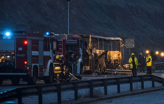 Hiện trường vụ tai nạn.